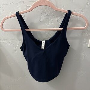 Navy Lululemon align tank top